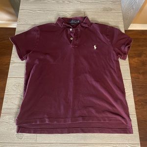 Polo Ralph Lauren Burgundy Boys Shirt Size L